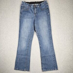 Lee Sinfully Soft Mid‎ Rise Flare Bootcut Jeans Women's Size W30 L30 Medium Wash